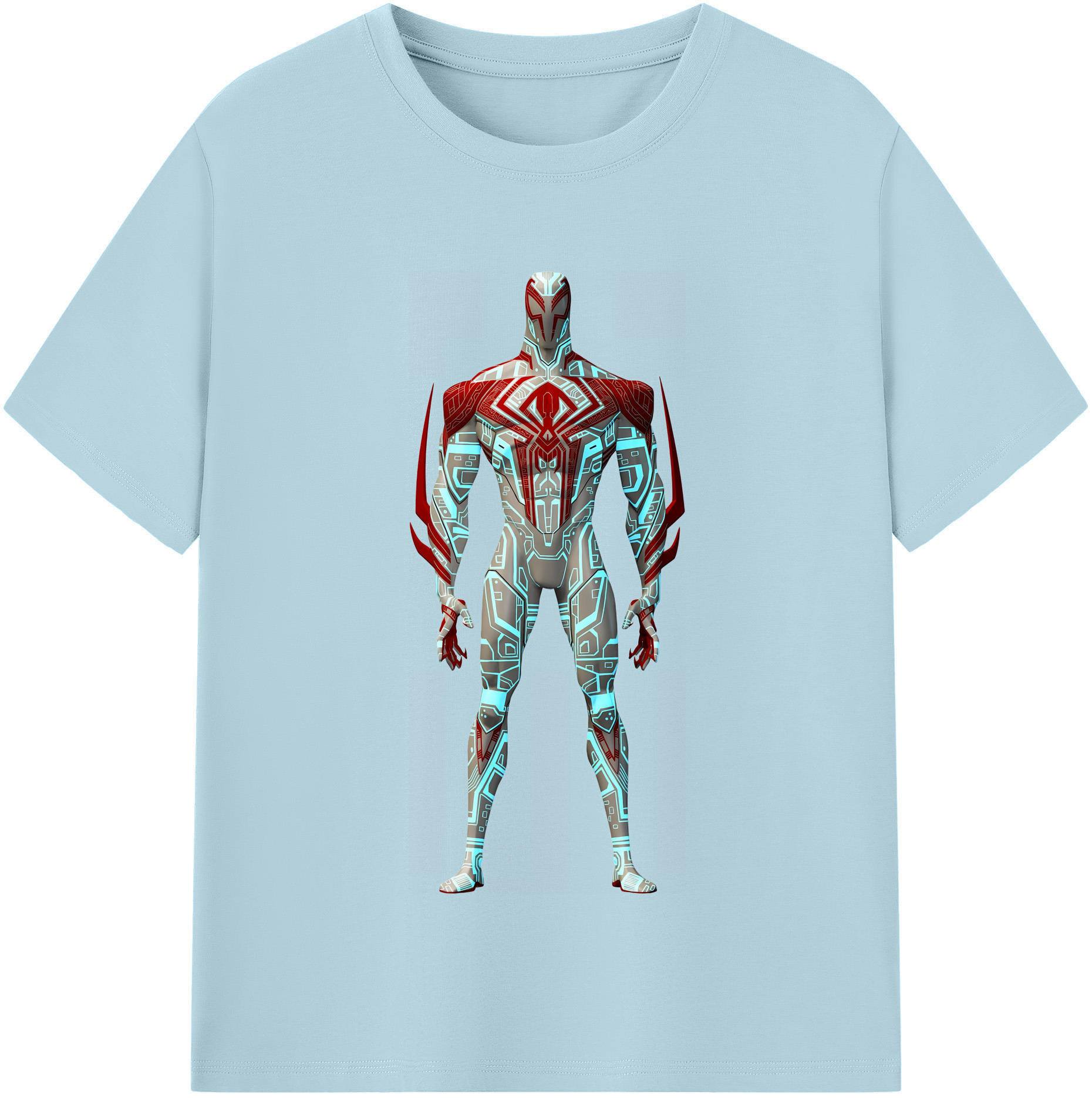 （画像用） Spider Man スパイダーマン 綿100％半袖Tシャツ（フロントプリント）